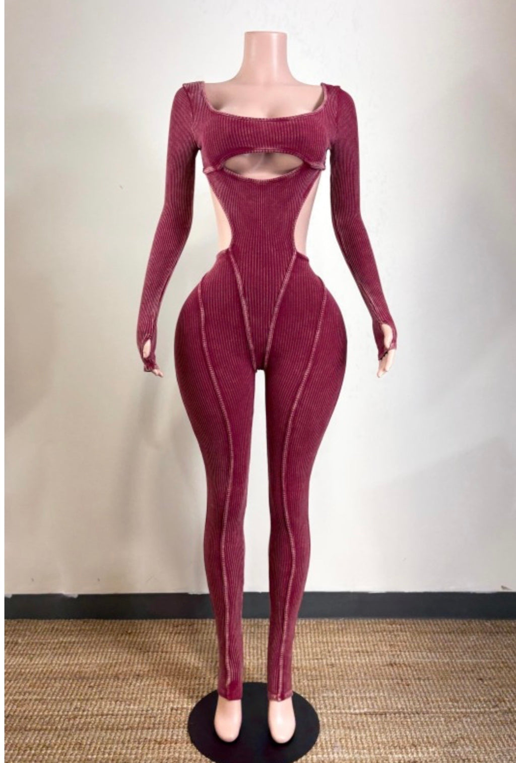 Cut out Mineral Jumpsuit